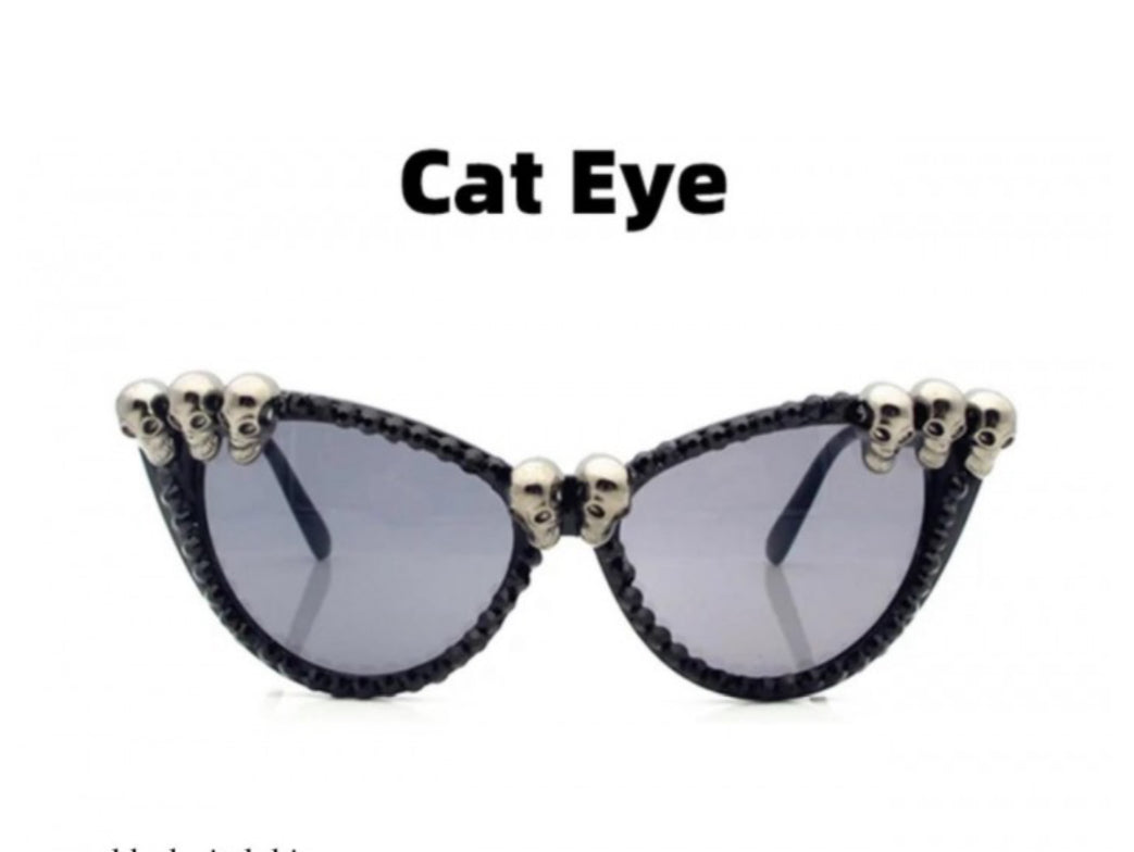 Gothic sunglasses cat eye