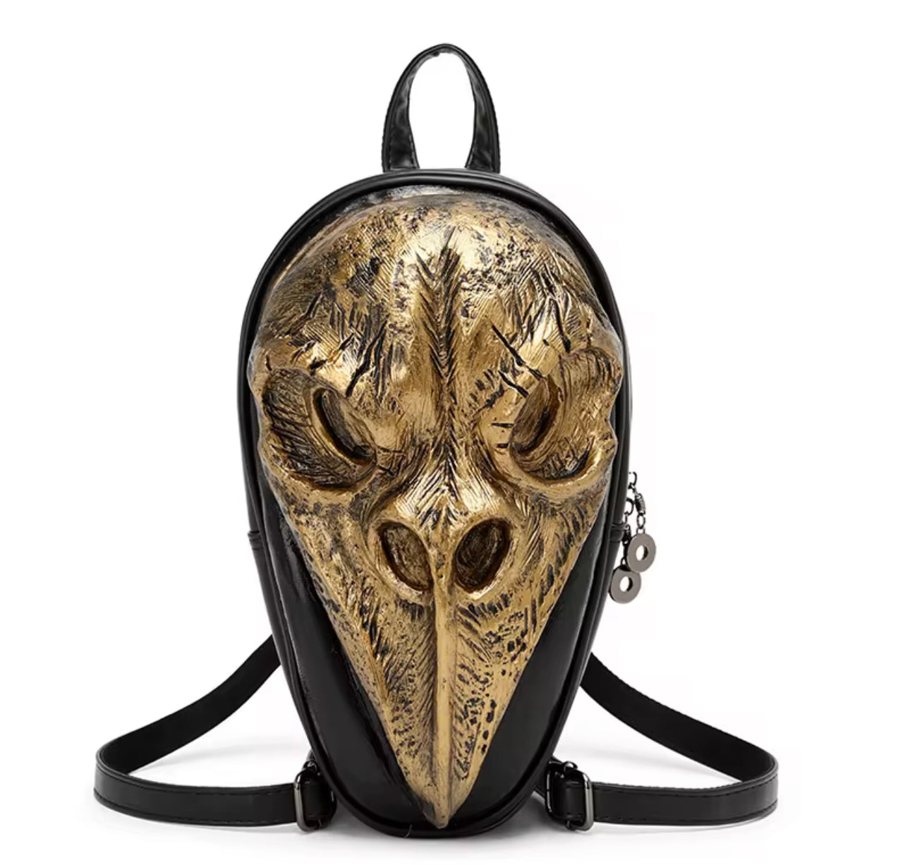 Gothic Embossed Skull Travel Backpack