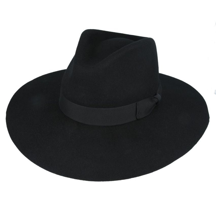 Maz Wool Fedora Hat With Grosgrain Band