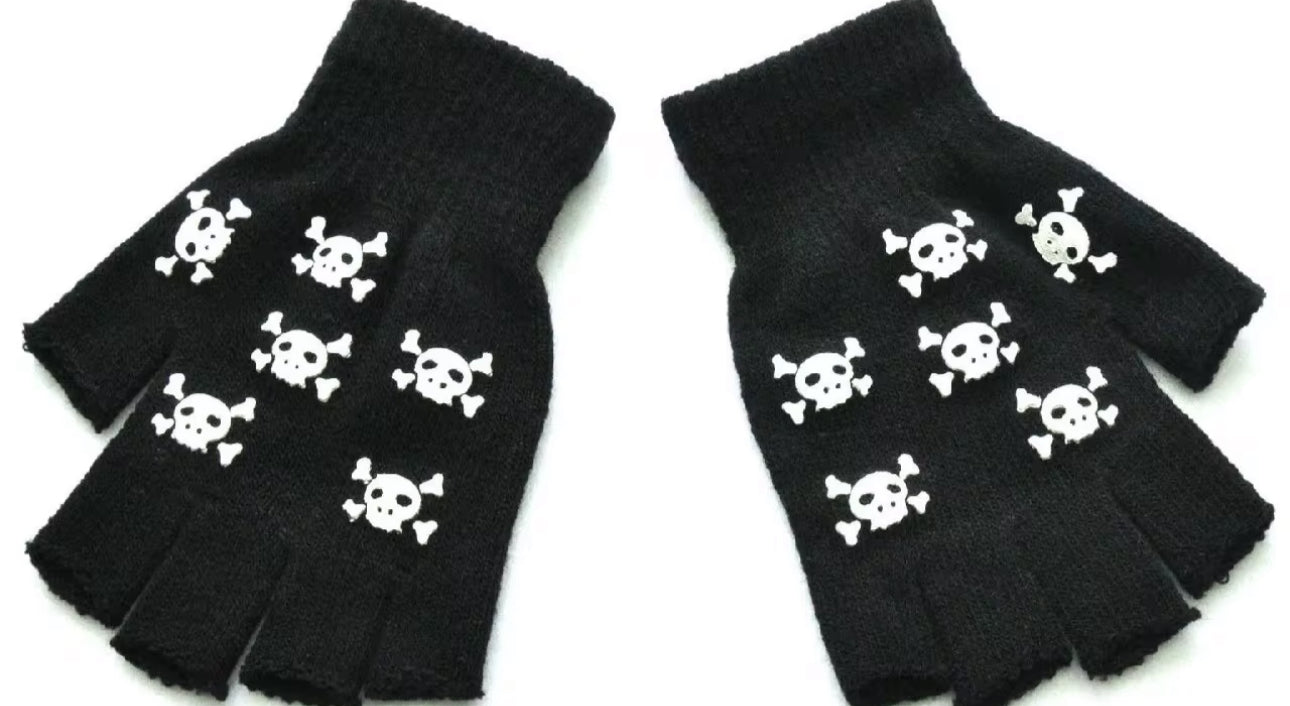 Skull gloves