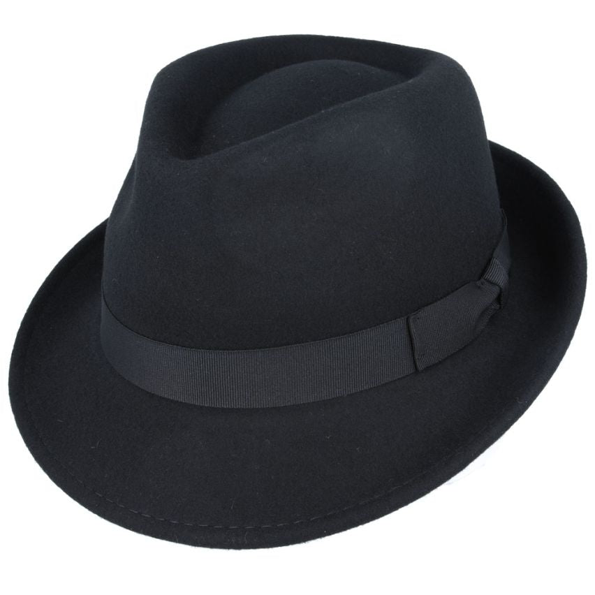 Maz Crushable Wool Hat - Black