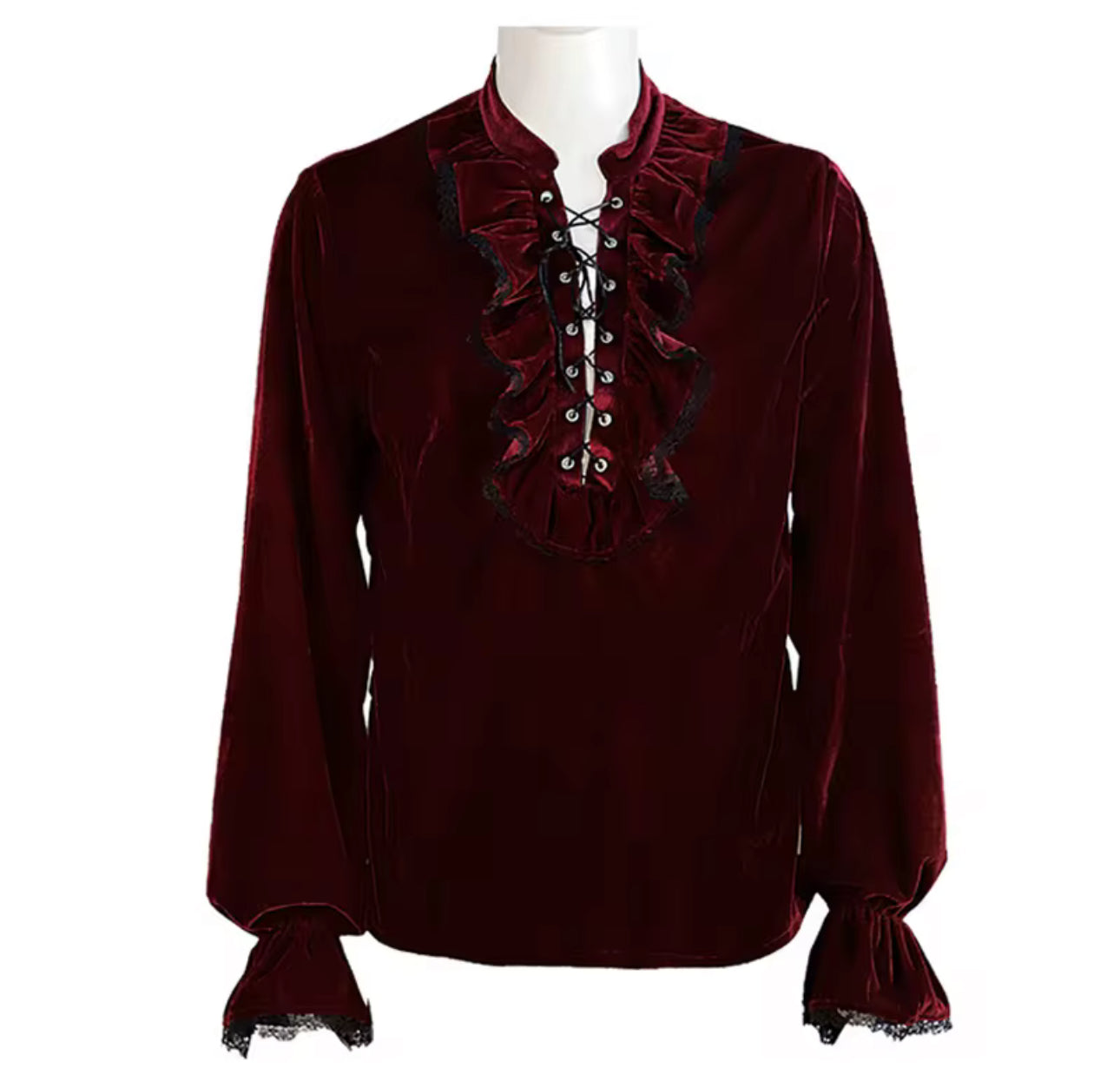 Gothic shirt medieval-red