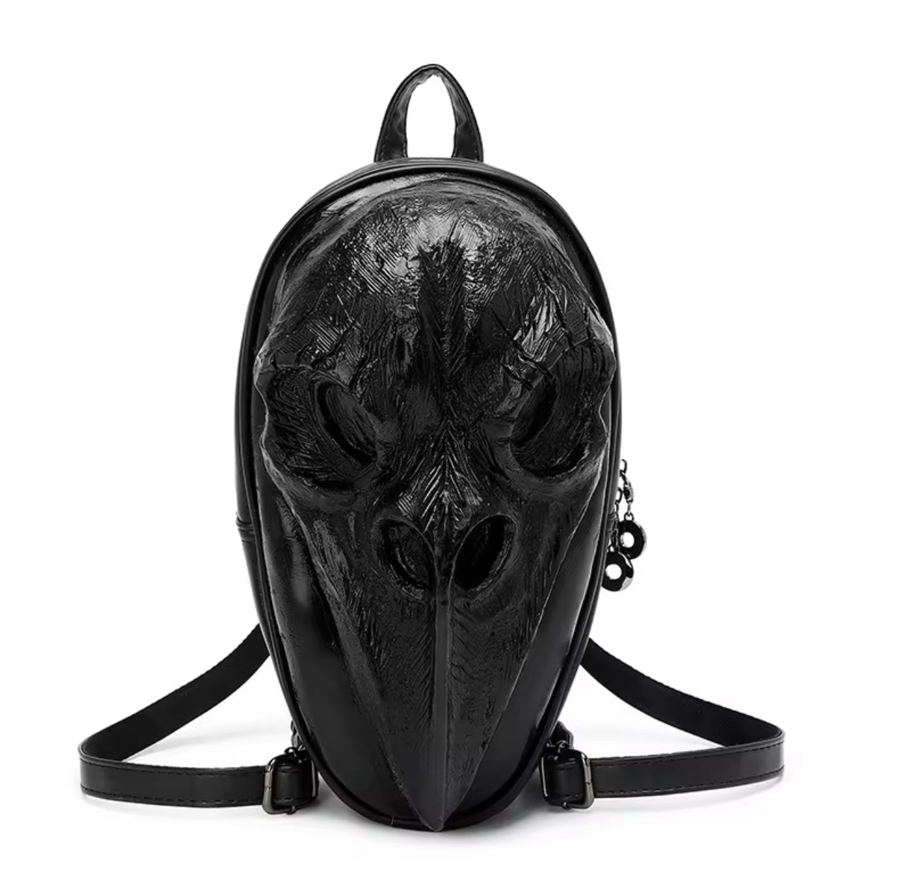 Gothic Embossed Skull Travel Backpack