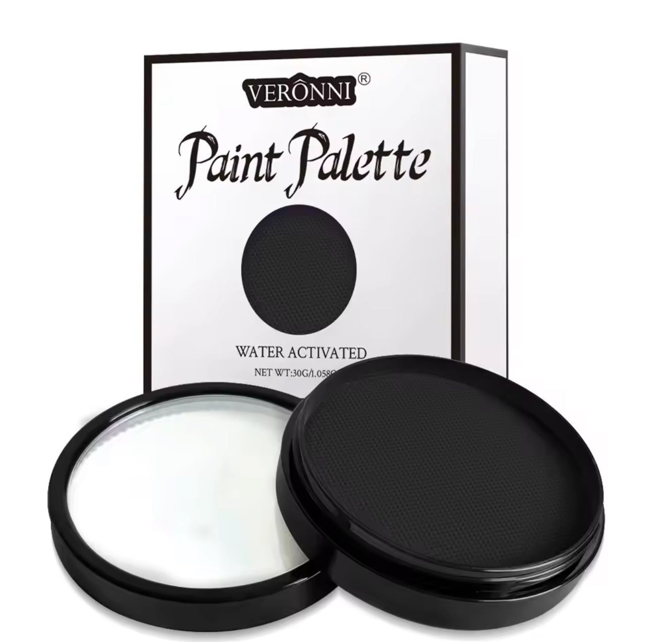 Paint palette black
