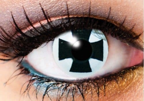 Black Cross Contacts - 90 Day