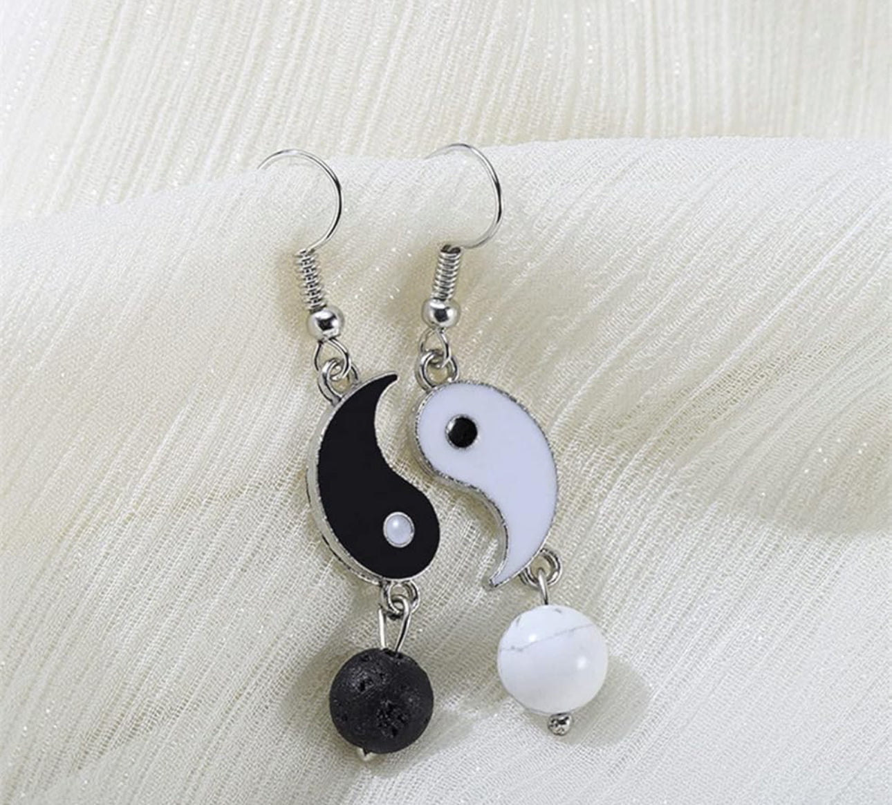 Yin yang earrings