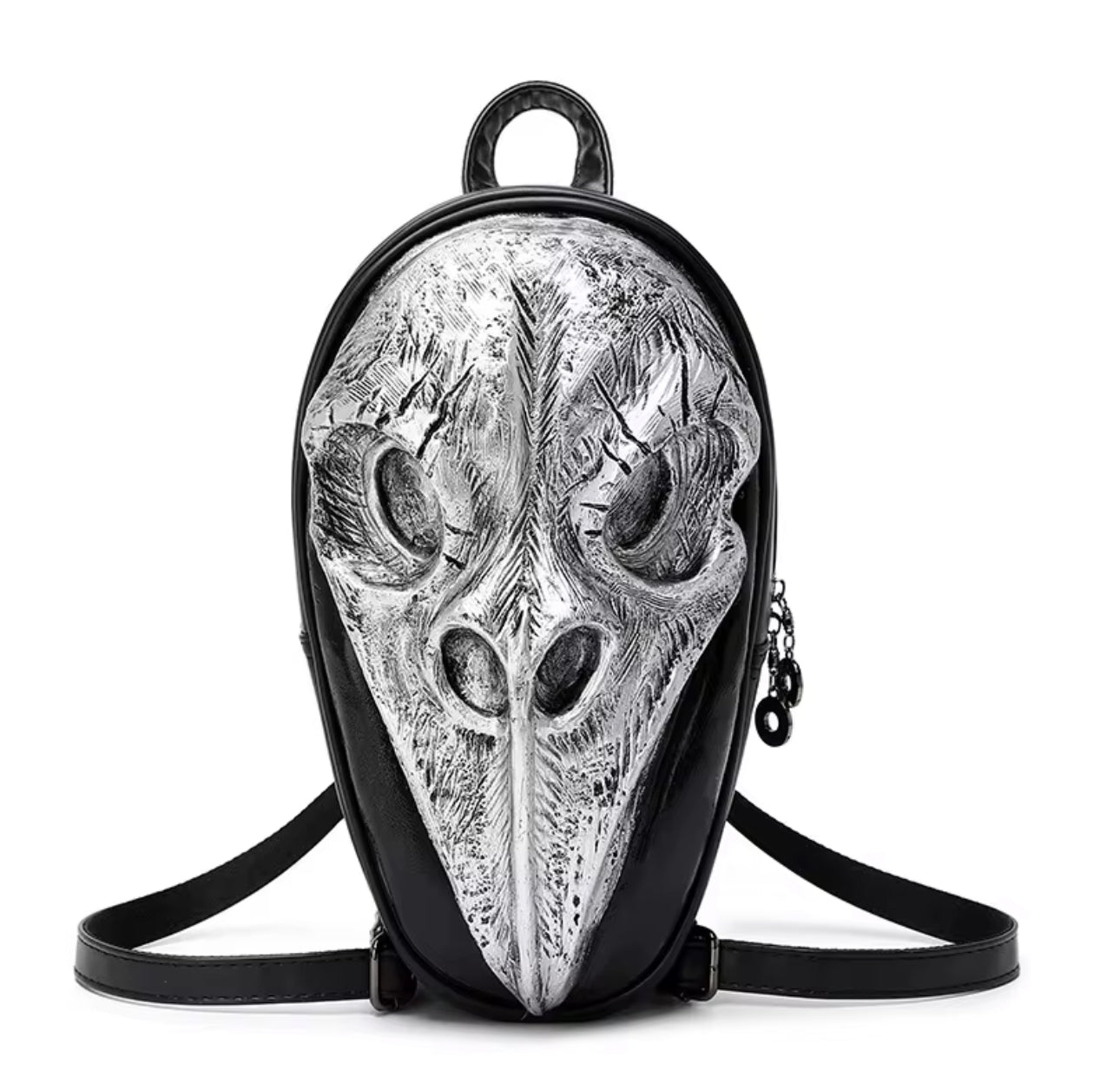 Gothic Embossed Skull Travel Backpack
