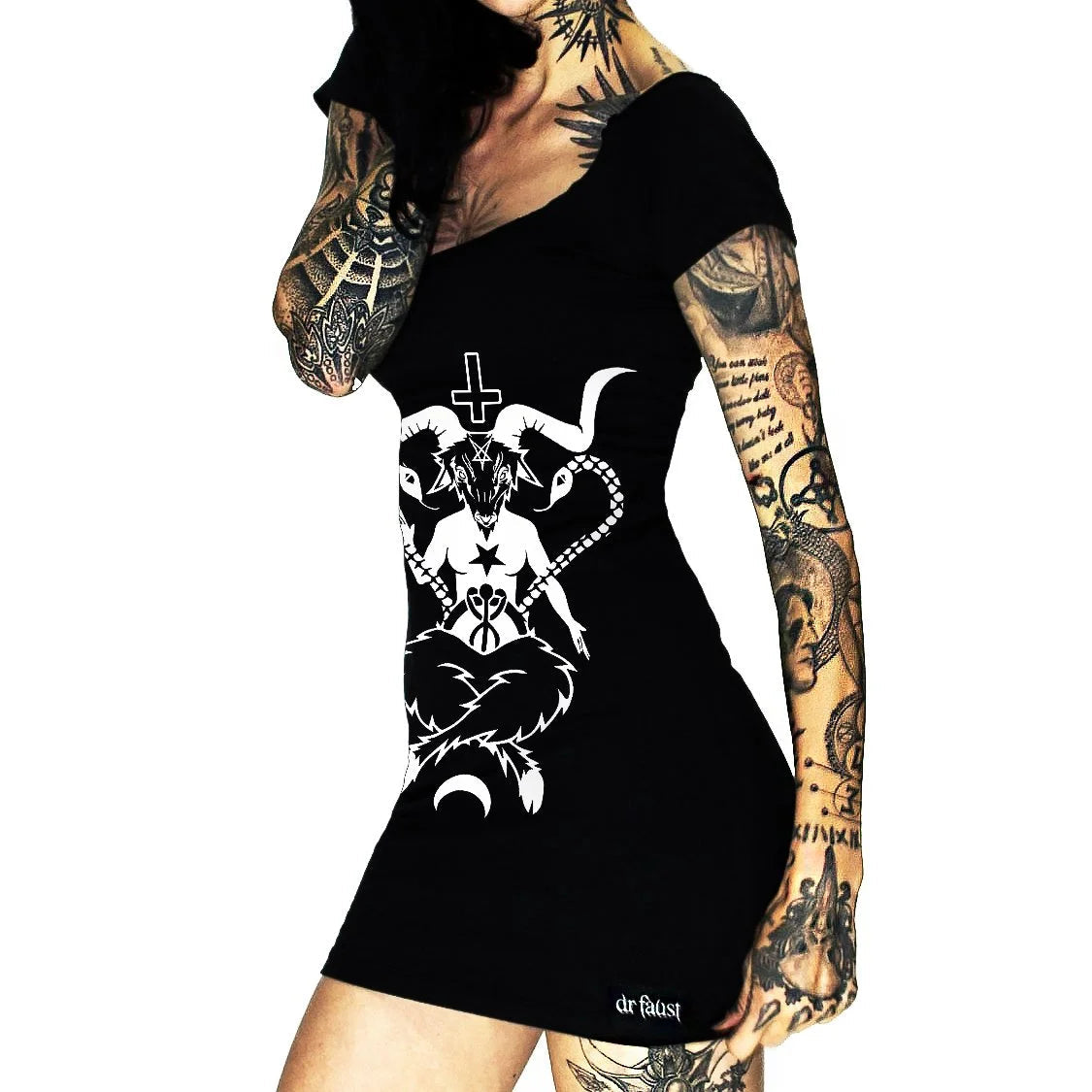 Baphomet mini dress