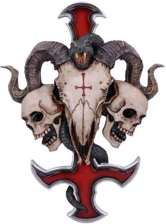 Devil Cross wall plaque