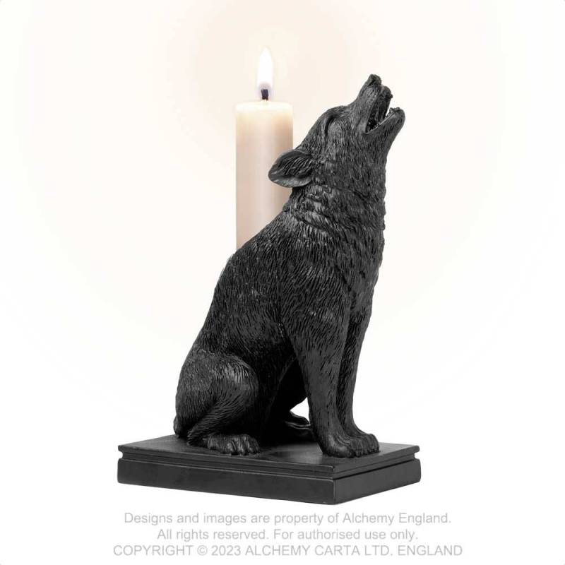 Wolf candelstick