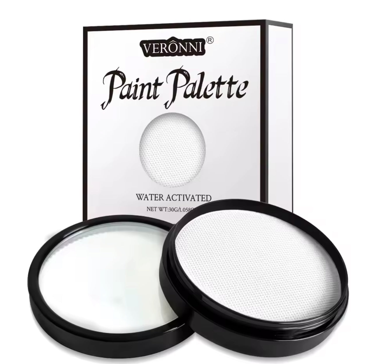 Paint palette white