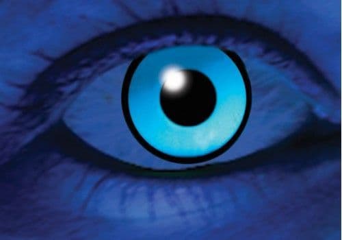 UV Blue Contacts - 90 Day