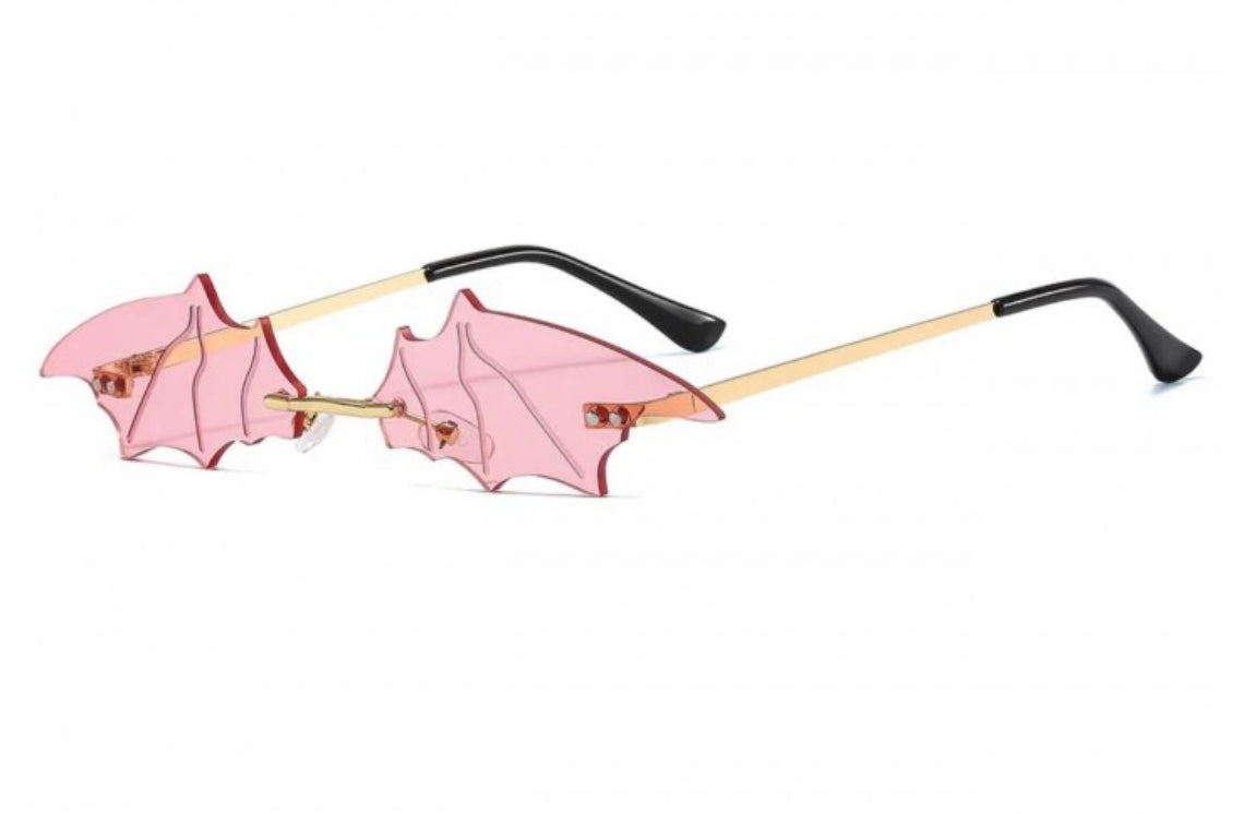 Bat sunglasses-Pink