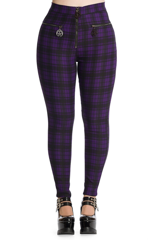 Damien trousers -purple
