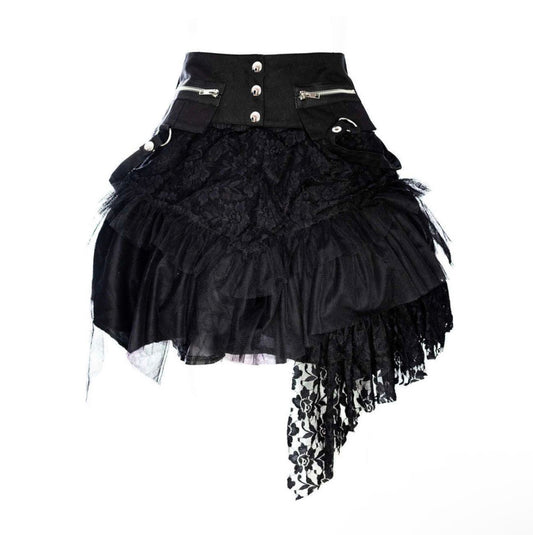 Cat skirt-black