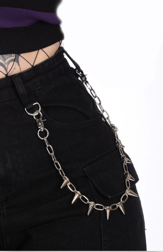 SPIKED TROUSER CHAIN