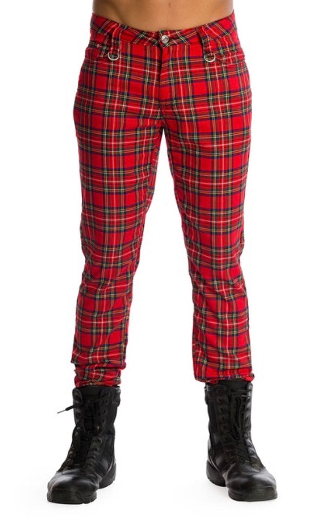 FOREVER YOURS MEN’S TARTAN TROUSERS