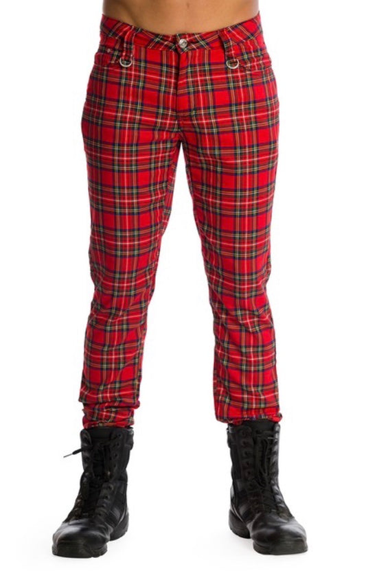 FOREVER YOURS MEN’S TARTAN TROUSERS