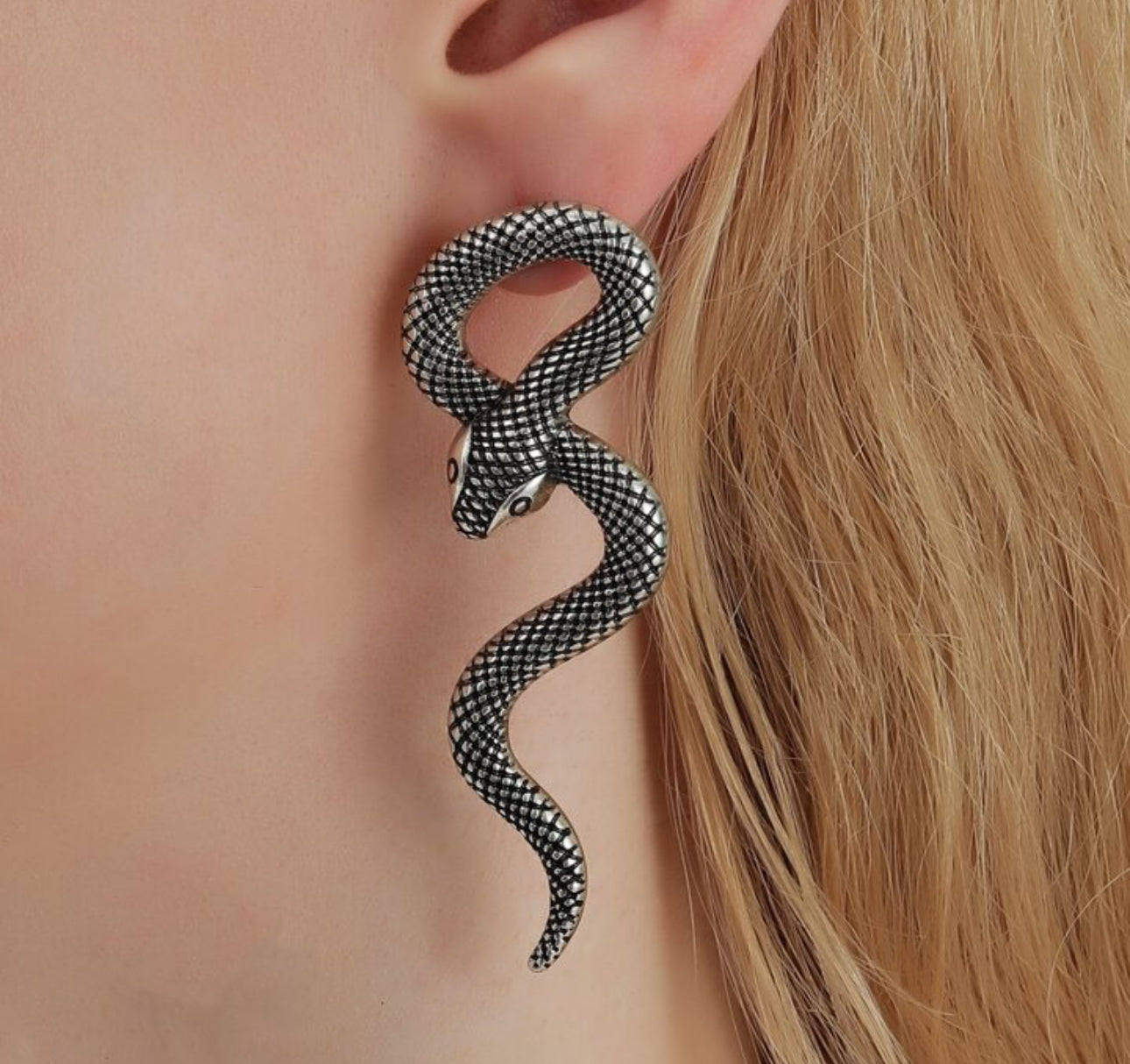Snake earrings