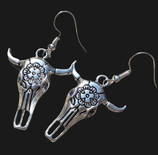 Skull earrings