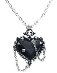 Witches heart necklace