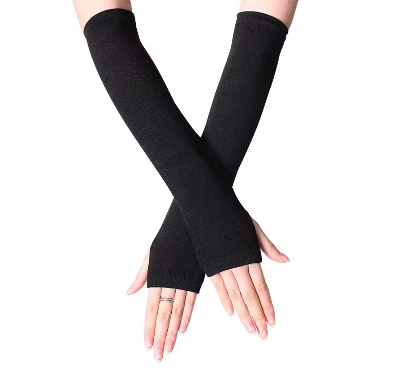 Striped gloves