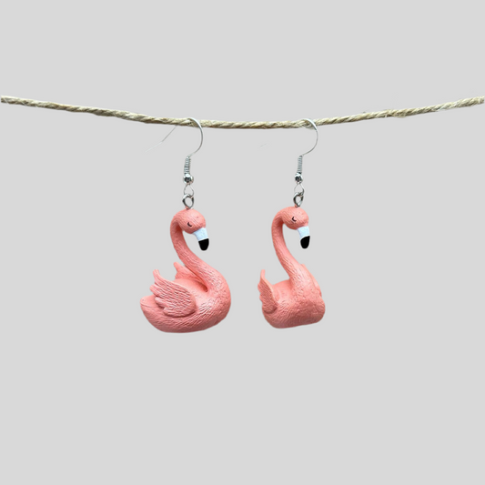 Flamingo earrings