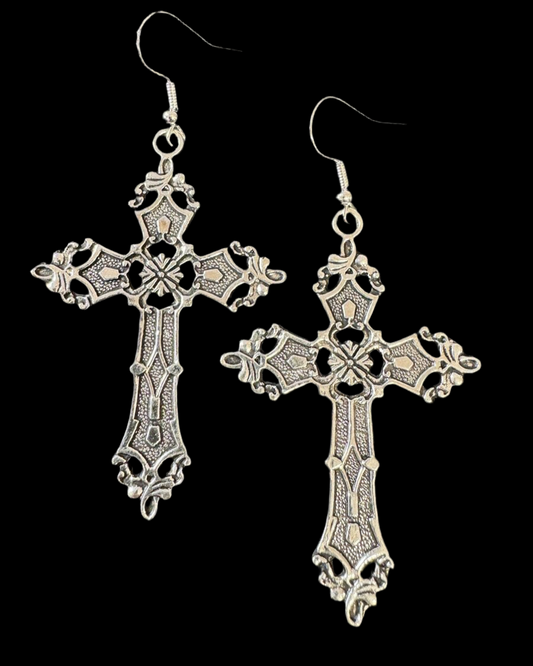 Cross earrings
