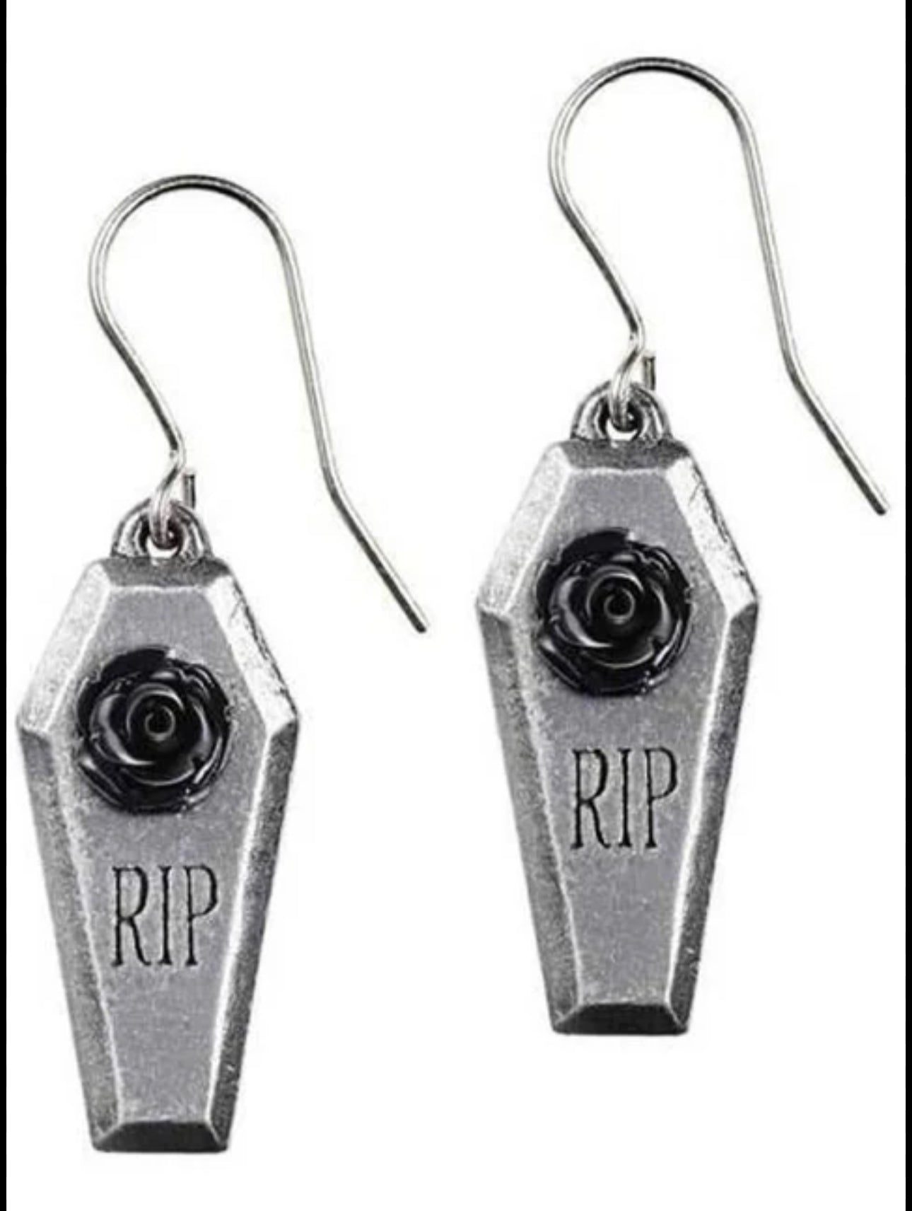 Alchemy RIP rose earrings