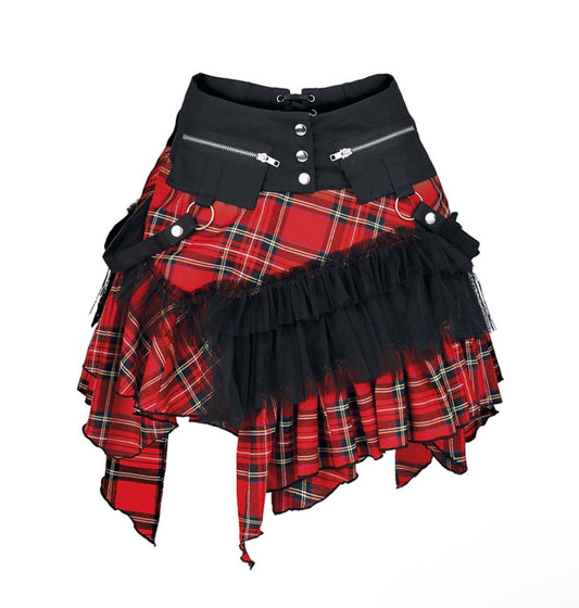 Cat skirt -tartan