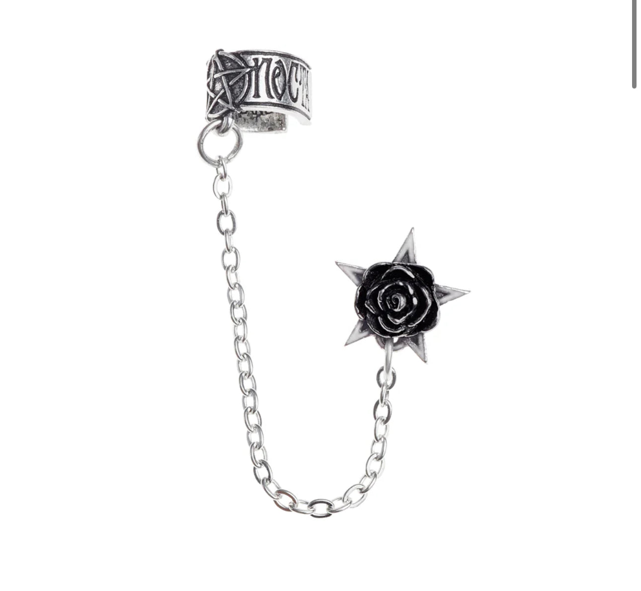 Alchemy Gothic Rosa Nocta Single Earring