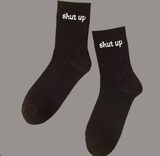 Shut up socks
