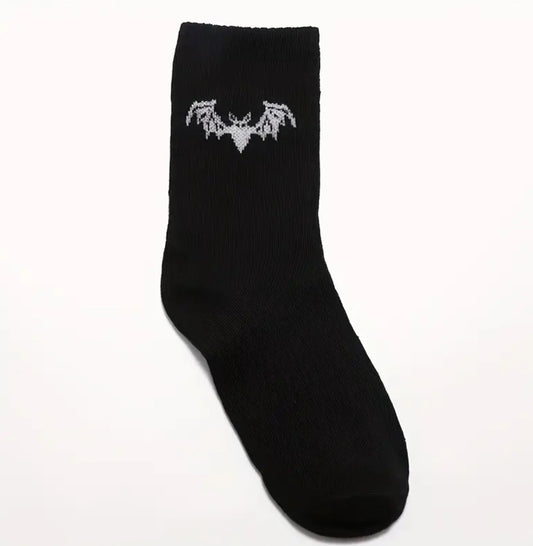 Black bat socks