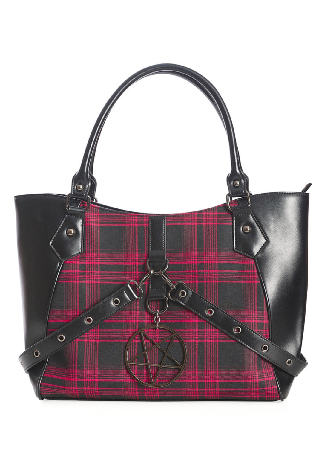 IN OBLIVION WE TRUST TOTE BAG
-red