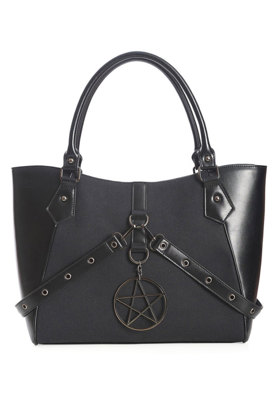 IN OBLIVION WE TRUST TOTE BAG-black