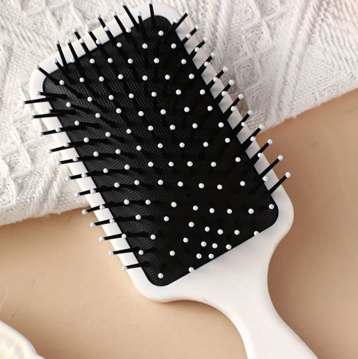 Hair brush skull&floral