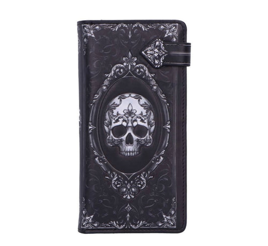 Baroque Skull Embossed Purse