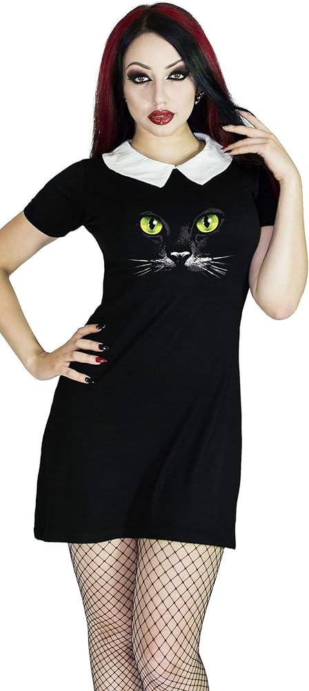 Cat mini dress