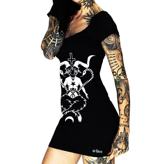 Baphomet mini dress