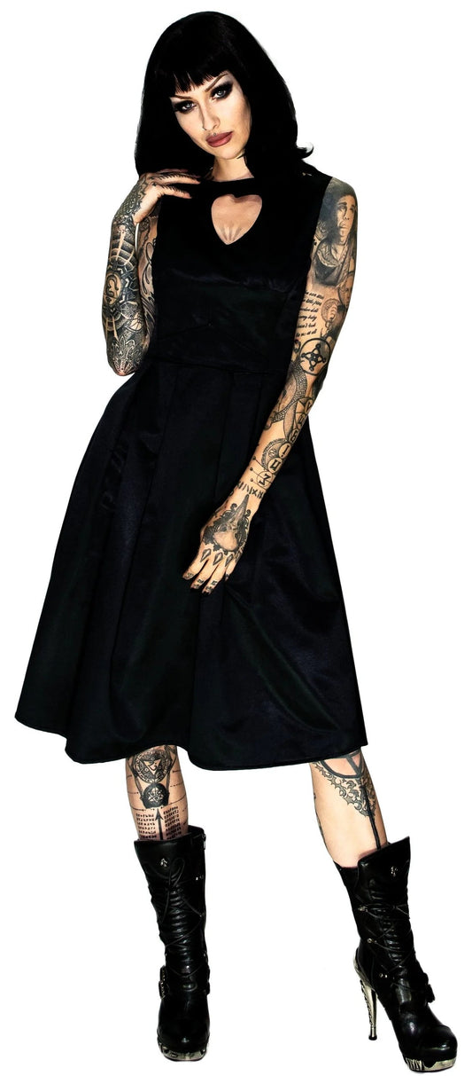 Heart raw dress