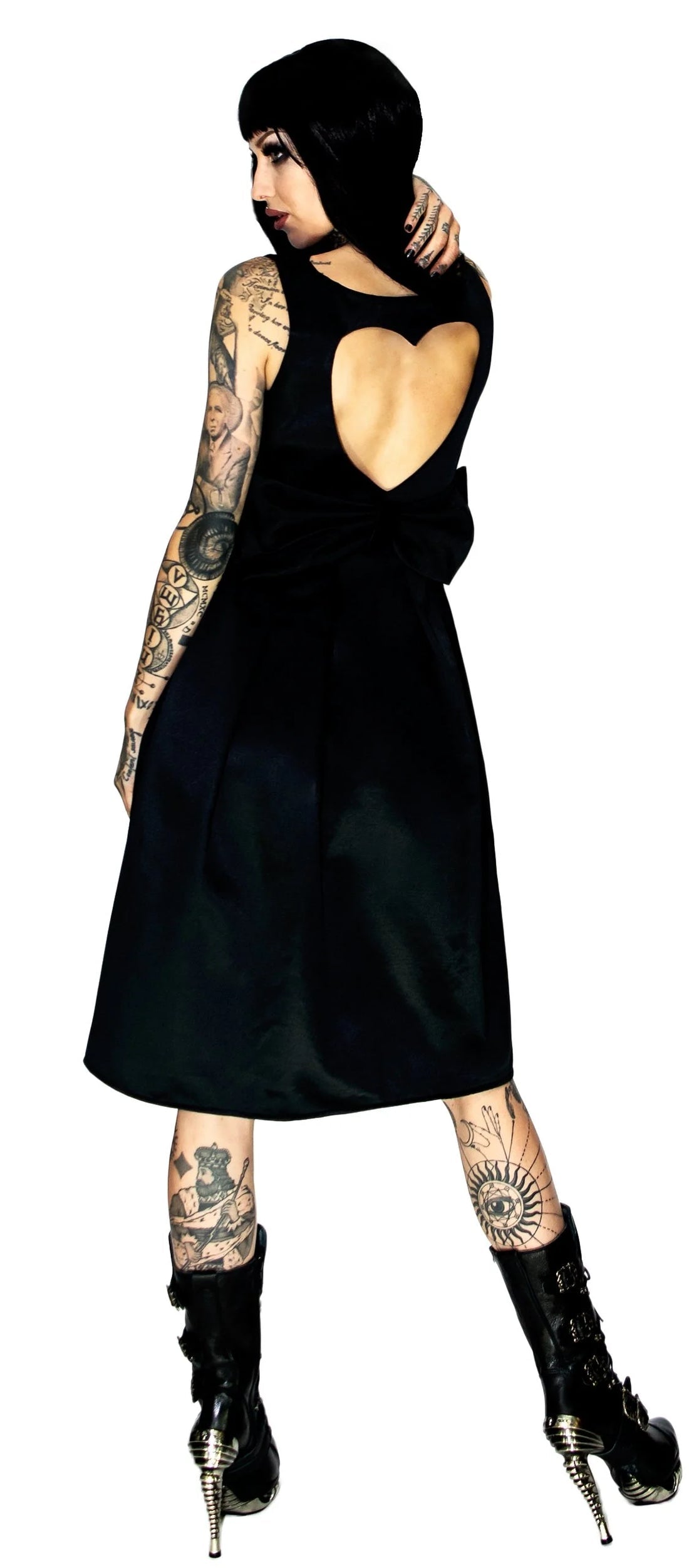 Heart raw dress