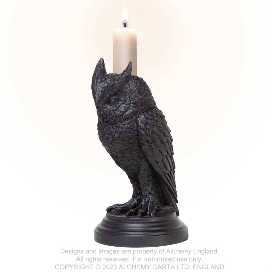 Owl candelstick